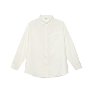 Tie Front Slit Lapel Flowy Loose Long Sleeve Shirt