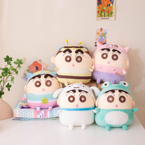 Cute Crayon Xylo Pillow Blanket Two-In-One Office Nap Pillow Cover Blanket Car Use Polyester Fiber Soft Plush Shape Pillow Quilt