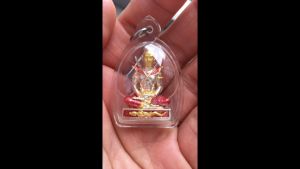 Pendant Khun Paen Mini 3D Statuette (Charming Attraction & Victory) Thai Amulet Kruba Kampeng 立体坤平将军佛牌