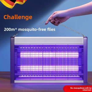 MONLEYTA | Indoor Restaurant Fly Swatter Mosquito Killer Light Electric Shock UVA Purple Light Attracting Pest Control Tool For Business