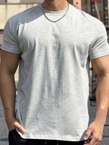 JSGJ | Muscle Building Workout T-Shirt Padded Shoulder Tightened Sleeve