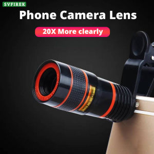 Ống kính camera điện thoại 8x 20x kính viễn vọng cho điện thoại ống kính macro Zoom Macro mắt cá rộng thiên thần Bộ Ống kính