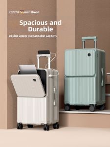 kositu | High Capacity Durable Password Lock Rollable Luggage 30 Inch