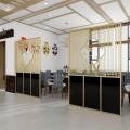 Restaurant Booth Partition Iron Screen Restaurant Hot Pot Barbecue Dining Teahouse Shop Private Room Box Fence Partition Direct Sales. 
