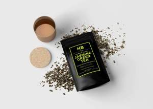 Heba Taiwan Alpine Premium Jasmine Green Tea loose 75g