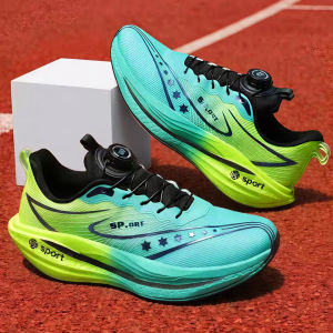 Breathable Rotation Buckle Shock Absorption Running Shoes for Boys