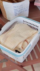 F-525 รุ่น ตะกร้าพลาสติกหร้อมหูหิ้ว ตะกร้าช็อปปิ้ง ตะกร้าใส่ของใช้ต่างๆ เครื่องปรุงสิ่งแรกของระบบ