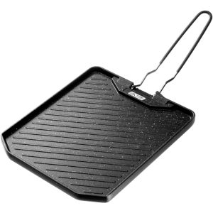 BSWOLF | Portable Outdoor Home Grill Plate for Camping and Cooking with Butane Stove