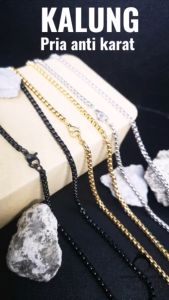 Kalung Titanium Pria & Wanita: 100% Stainless Steel