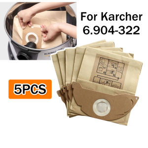 5PCS Filter Bag Karcher Paper Kantong Debu WD2 MV2 A2004 WD 2200 Kantong Debu 6.904-322 Series