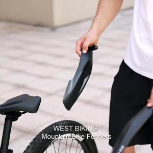 West Biking | WEST BIKING Widen Thicken Mountain Bike Fenders Metal Fixed Frame Bicycle Fenders High Toughness Scientific Arc MTB Bike Fenders