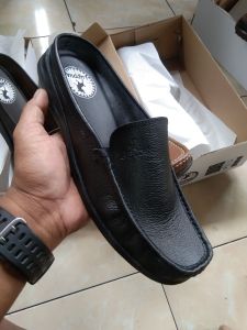 SEPATU BST KULIT SOL KARET