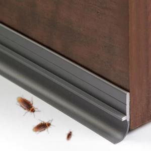 2026 NEW Strong Adhesive PVC Door Bottom Weather Seal Strip Self Stick Soundproof Door Stopper Blocker For Window Glass Door