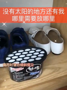 Dehumidifier Moisture Absorber - Charcoal Deodorizer Can & Hanging Pouch Bag Refill for Cabinet Wardrobe