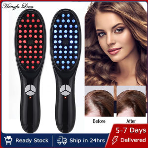 Tengfa Lina Điện Phun 3 Cấp Độ Lược Massage chống rụng tóc Tăng Trưởng xanh đỏ Liệu Pháp Ánh Sáng Nuôi Dưỡng Da Đầu Bàn Chải dụng cụ tạo kiểu