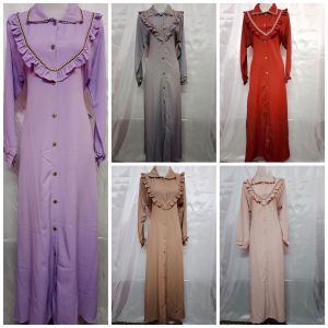 Gamis dress Busana Wanita Baju Dewasa Fashion Muslim Terbaru