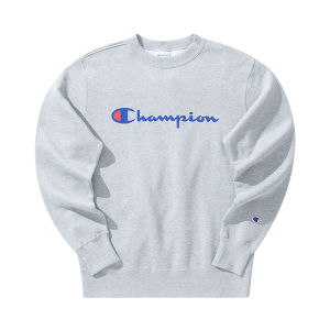Champion | Fleece Round Neck Sweater with Script Logo