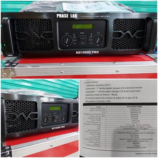 Power Amplifier Phase Lab NX 10000 Pro DiJamin ORIGINAL Lazada Indonesia