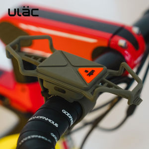 ULAC 360 Rotatable Bike Phone Holder Universal Motorcycle Baby Stroller Mobile Phone Holder Silicone Type For All Phone Stand