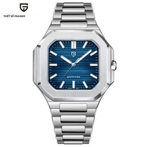 Đồng Hồ Nam Pagani Design Cao Cấp 2025 Máy Quartz Chống Nước Dạ Quang Kính Sapphire Phủ AR Dây Da Thời Trang & Giản Dị