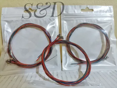 senar gitar akustik warna warni 1 set (0.10).
