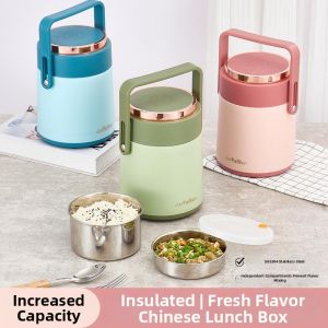 Vacuum Insulated Bento Box Portable Meal Container