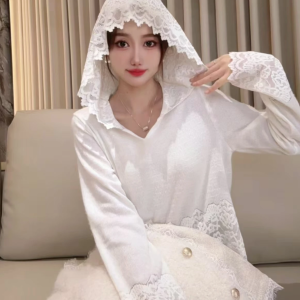 Soft Cozy Hooded Knitwear Jacket And Casual Pants Three Piece Set Fashionable Autumn Wear for Women Medium Thickness Long Sleeve