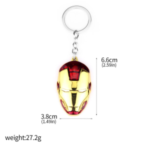 Movie Cosplay Keychain Bat Person Pendant Key Chain for Women Men Fans Jewelry Gift