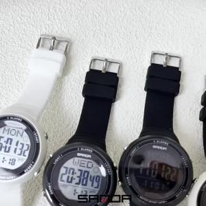 Sanda | SANDA New 9073 Fashion Student Electronic Watch with Large Dial Waterproof LED Student Digital Electronic Watch 2025