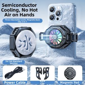 Jipingfan | Semiconductor Cooling Phone Cooler Magnetically Attached Back Clip Fan