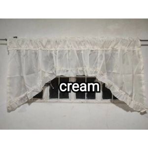 MATCHY CURTAIN MORDIVINES YELLOW 1(TAPAL VALANCE PILLOW CASE HALF CURTAIN MSP VALANCE SINGLE PRINTED)