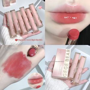 JIULONGZHAO ลิปสติกมันวาวเรียบสำหรับหญิงใช้ในทุกวันกระจก Lip Lacquer