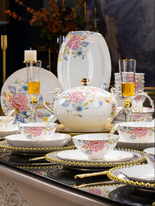 JINGDITAOCI | High-end Porcelain Dinnerware Set
