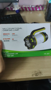 Đèn pin cầm tay cắm trại đa năng siêu sáng chống thắm sử dụng liên tục đến nhiều giờ