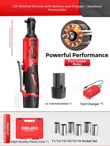 DELIXI | 90-Degree Electric Ratchet Wrench