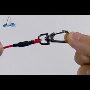 Elastic Spring Rope Keychain Elastic Climbing Steel Wire Keychain Hiking Fishing String Lanyard