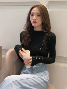 Half-High Collar Inner Match Outerwear Knitted Sweater Bottoming Shirt