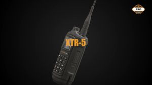 CIGNUS XTR5 DIGITAL DISPLAY WATER RESISTANT UHF/VHF Handheld Radio