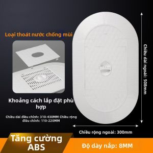 Nắp Toilet Chống Hôi Không Dễ Bị Tắc