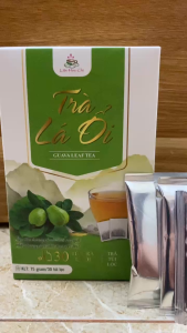 Trà lá ổi Liên Hoa Chi hộp 30 gói trà lá ổi búp ổi lá sen trà thảo mộc hợp tác xã Liên Hoa Chi hàng xuất khẩu