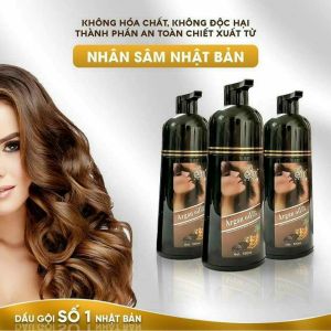 Dầu Gội Phủ Bạc Nano Sinhair Nhật Bản - Màu Nâu và Đen