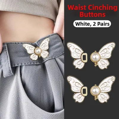 Adjustable Waist Button Fastening Buckle For Trousers