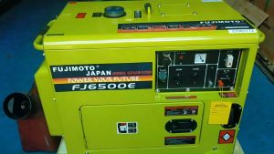 FUJIMOTO Japan 6.5Kva / 6500W Silent Air-Cooled Diesel Generator Set (FJ6500E) LIGHTHOUSE ENTERPRISE