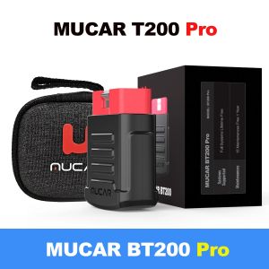 MUCAR BT200 PRO Obd 2 Auto All Systems DIagnosis 15 Resets Functions Automotive Diagnostic Tools Bluetooth obd2 Scanner