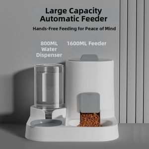 VOA | Pet Feeder & Automatic Waterer with Flowing Water Basin
