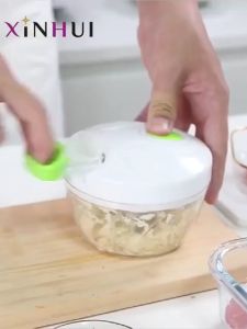 Manual Speedy Garlic Chopper Fruit Vegetable Crusher Onion Cutter