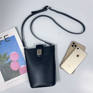 กระเป๋าสะพายข้างแบบสะพายข้างทรงถังขนาดเล็กแบบทันสมัย ​​กระเป๋าใส่โทรศัพท์มือถือแบบสะพายไหล่ข้างเดียวสีสันสดใส กระเป๋าสะพายข้างแบบลำลองสำหรับผู้หญิง