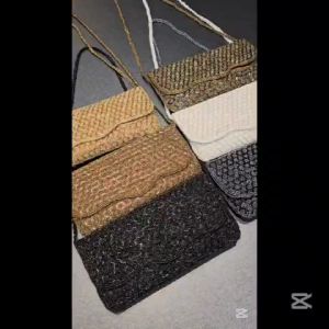 Modern and Trendy Handmade Bead work Clutch Bag for Womens