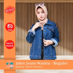 Jaket Jeans Wanita Biondy Warna Casual Biondy