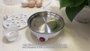 Multifunctional Egg Boiler Electric Egg Steamer Cooking Breakfast Machine Double Layers Egg Cooker Mini Steamer Poacher Kitchen